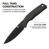 KD211BK LINEAGE™ Black Drop Point Fixed Blade Image 2