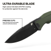 KD211G LINEAGE™ Green Drop Point Fixed Blade Image 1