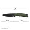 KD211G LINEAGE™ Green Drop Point Fixed Blade Image 4