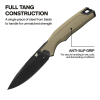 KD211T LINEAGE™ Tan Drop Point Fixed Blade Image 2