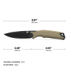KD211T LINEAGE™ Tan Drop Point Fixed Blade Image 4