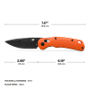 KD212 LINEAGE™ Orange Drop Point Pocket Knife Image 4