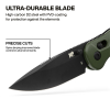 KD212G LINEAGE™ Green Drop Point Pocket Knife Image 1