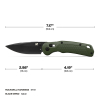 KD212G LINEAGE™ Green Drop Point Pocket Knife Image 4