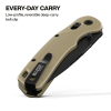 KD212T LINEAGE™ Tan Drop Point Pocket Knife Image 3