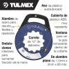 Tulmex 14-A60 Guías de Alambre Plano con Carrete 60M Image 1
