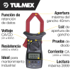 Tulmex 16-100 Multímetro Digital con Gancho Image 1