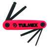 Tulmex 713 Juego de 5 llaves hexag bola T/navaja Image