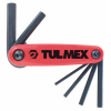 Tulmex 715 Juego de 7 llaves hexag recta T/navaja Image