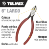 Tulmex (D) 202-6 Pinza de Corte Diagonal Clásicas - 6 Pulgadas Image 1