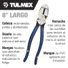 Tulmex D210-8 Pinza de Electricista Alta Palanca  - 8 Pulgadas Image 1