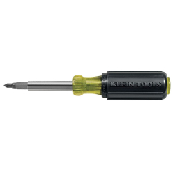 "Multi-Bit Screwdriver\/Nut Driver, 10-in-1, Phillips, Slotted Bits"