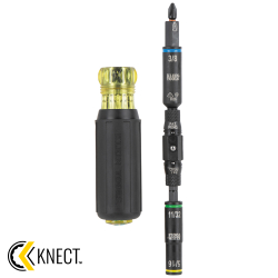 "KNECT\u2122 10-in-1 Impact-Rated Screwdriver\/Nut Driver"