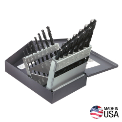 "Regular-Point Drill-Bit Set, 15-Piece"