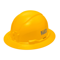 "Hard Hat, Non-Vented, Full Brim Style, Yellow"