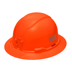 "Hard Hat, Non-Vented, Full Brim Style, High Visibility Orange"