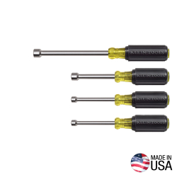 "Nut Driver Set 3-Inch Shafts, Cushion-Grip\u2122, 4-Piece"