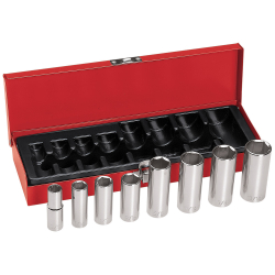 "3\/8-Inch Drive Deep Socket Wrench Set, 8-Piece"