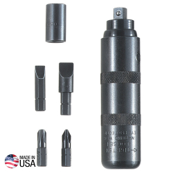 "Impact-Driver Screwdriver, Reversible, 6-Piece"