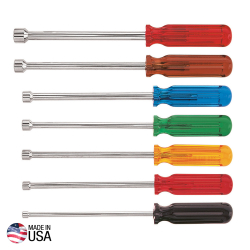 "Nut Driver Set, 6-Inch Shafts, 7-Piece"