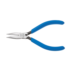 "Electronics Pliers, Slim Needle Nose, Spring-Loaded, 4-Inch"