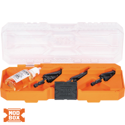 "Premium All Purpose Quick Release Step Bit Kit, 3 Piece"