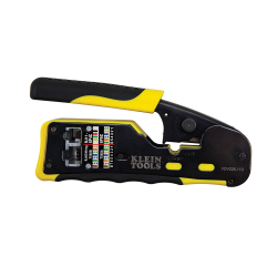 "Ratcheting Ethernet Cable Crimper\/Stripper\/Cutter, for Pass-Thru\u2122"