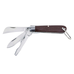 15506 3 Blade Pocket Knife with Screwdriver Image 