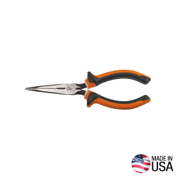 2037EINS Long Nose Side Cut Pliers, 7-Inch Slim Insulated Image