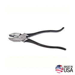 2139ST Ironworker's Pliers, Aggressive Knurl, 9-Inch Image 