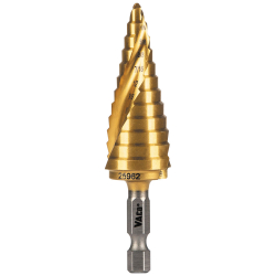 25962 12-Step Drill Bit, Double-Fluted, 3/16-Inch to 7/8-Inch Image 