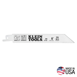 31731 Reciprocating Saw Blades, 10/14 TPI, 6-Inch, 5-Pack Image 