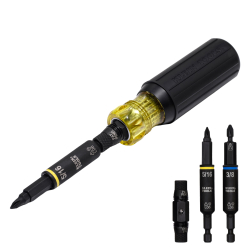 32500HD Impact Rated Multi-Bit Screwdriver/Nut Driver, 11-in-1 Image 