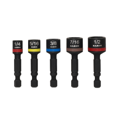 32925S Magnetic Power Nut Setters, 2-Inch Shaft, 5-Piece Image 