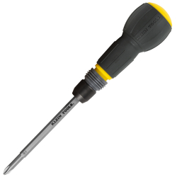 32960A Fastbit Tru-Grip Screwdriver, Phillips, Slotted Bits Image 