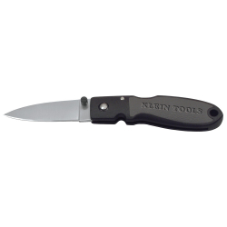 44002 Lightweight Lockback Knife, 2-3/8-Inch Drop Point Blade, Black Handle Image