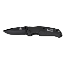 44220 Pocket Knife, Black, Drop Point Blade Image 