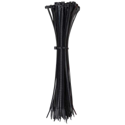 450210 Cable Ties, Zip Ties, 50-Pound Tensile Strength, 11.5-Inch, Black Image 