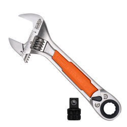 Llave ajustable KNECT™ de 15,2 cm con matraca con salida directaImagen