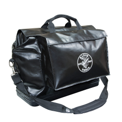 5182BLA Tool Bag, Vinyl Equipment Bag, Black, Large Image 