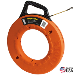 56014 Fiberglass Fish Tape with Spiral Leader, 200-Foot Image