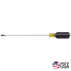 6018 3/16-Inch Cabinet Screwdriver, 8-Inch Round Shank Image 