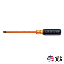 6027INS Insulated Screwdriver, 5/16-Inch Cabinet, 7-Inch Round Shank Image