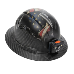 60347FS Hard Hat, Freedom Series KARBN™ Pattern, Vented Full Brim, Class C Image 