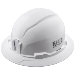 60400 Hard Hat, Non-Vented, Full Brim Style, White Image 
