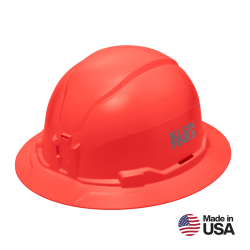 60860BR Hard Hat, Non-Vented, Full Brim Style, Orange Image 