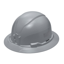 60863BR Hard Hat, Non-Vented, Full Brim Style, Gray Image 
