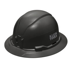 60960 Hard Hat, Non-Vented, Full Brim Style, Black Image