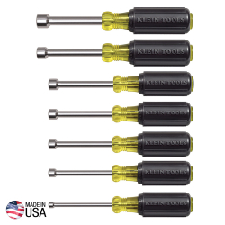 631M Nut Driver Set, Magnetic Nut Drivers, 3-Inch Shaft, 7-Piece Image 