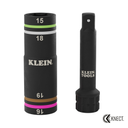 6513MQS KNECT™ Quad-4 Heavy-Duty Impact Flip Socket, Metric, 2-Piece Image
